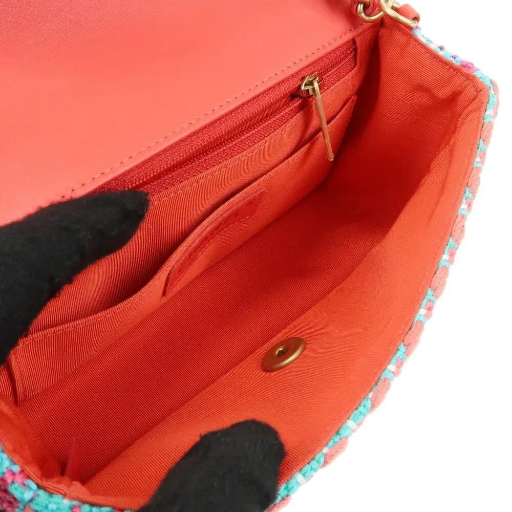 Chanel Mini Tweed Classic Flap Bag 20 Multicolor